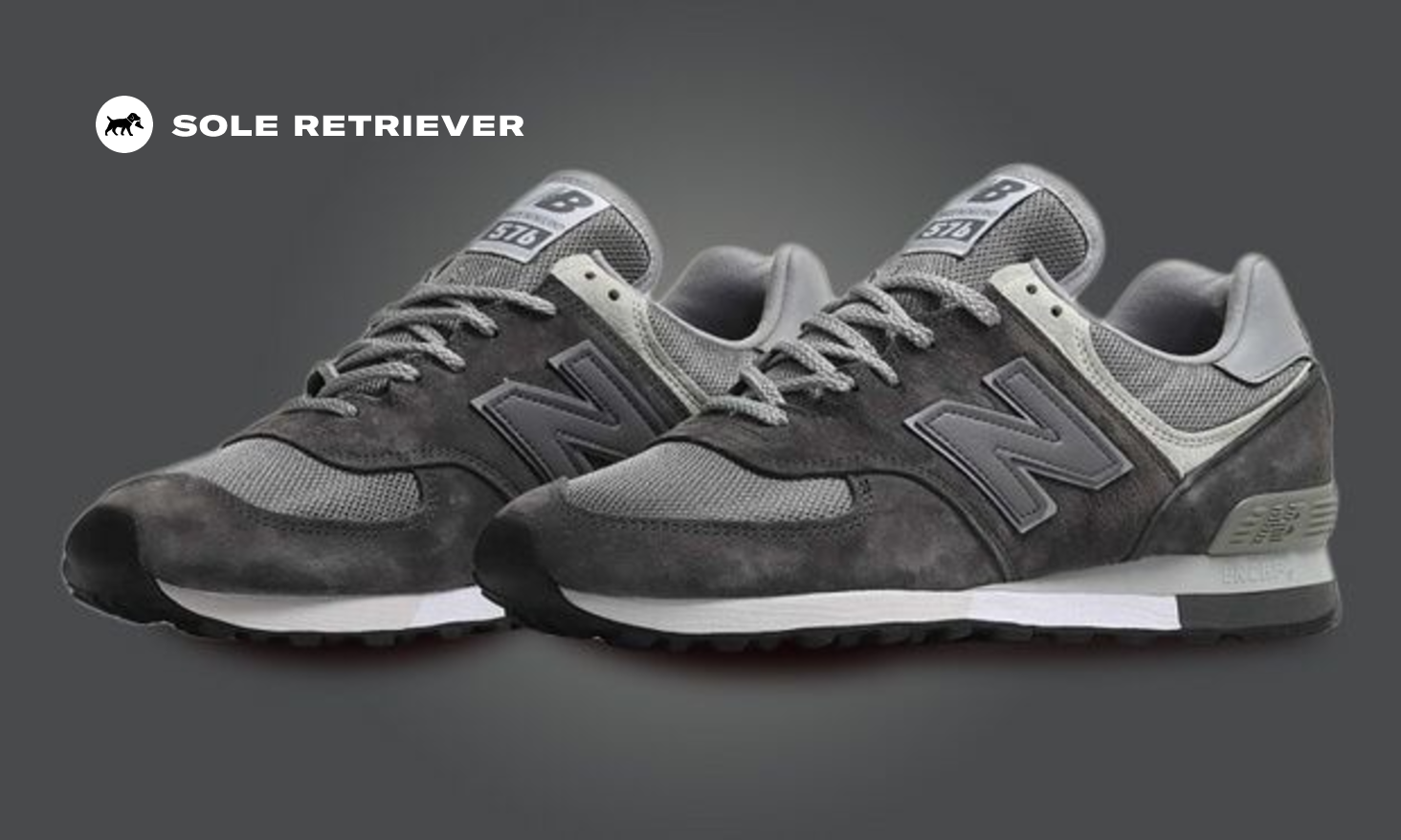 New Balance ☆ made in England OU576PGL ‘Dark Gull Grey’ New Balance's 576 Made in UK Gets a Dark Gull Grey Makeover