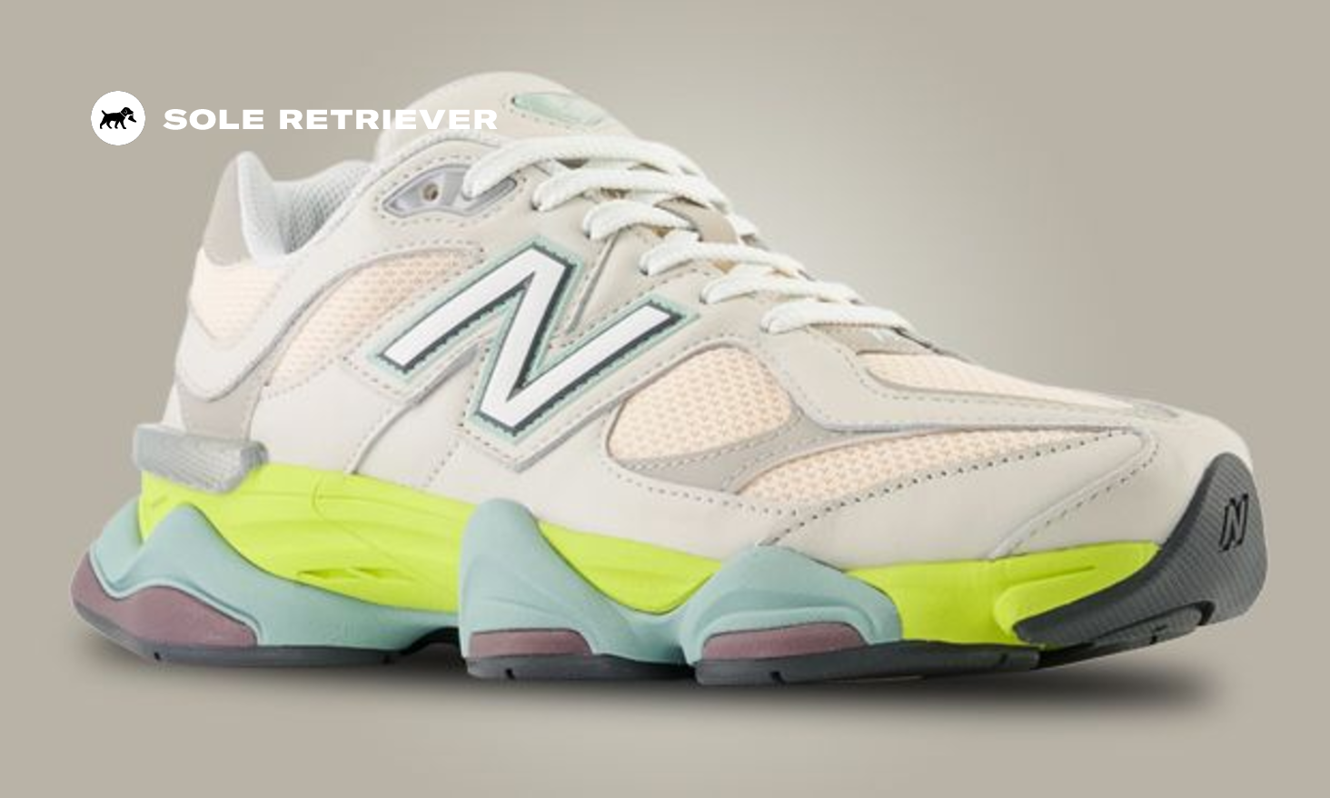The New Balance 9060 Moonbeam Vintage Rose Releases March 2024