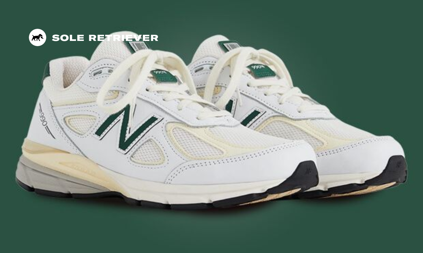 24時間限定タイムセール Balance New The 990v4 Releases Green White USA in Made 靴