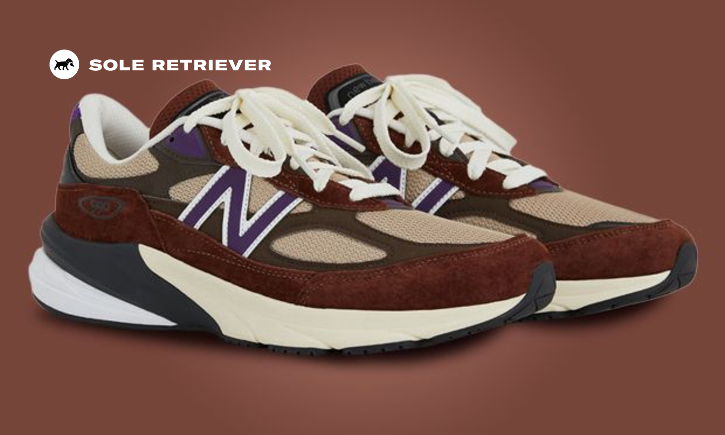 The New Balance 990v6 Made in USA Rich Oak Cosmic Grape Releases