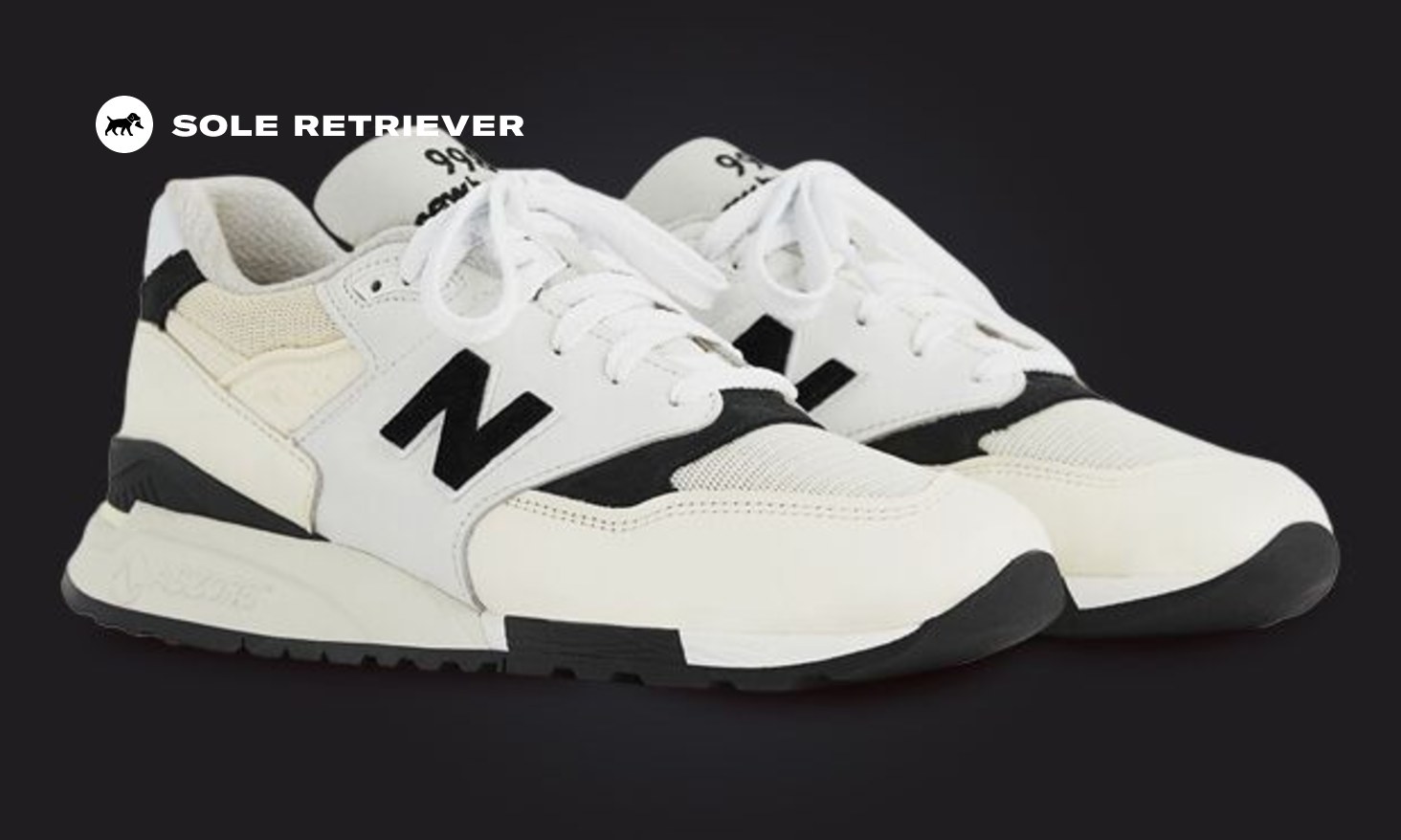 NEW BALANCE U998TI WHITE x BLACK MADE IN USA ニューバランス New Balance U998TI Made in USA 998 Mens Lifestyle Shoe