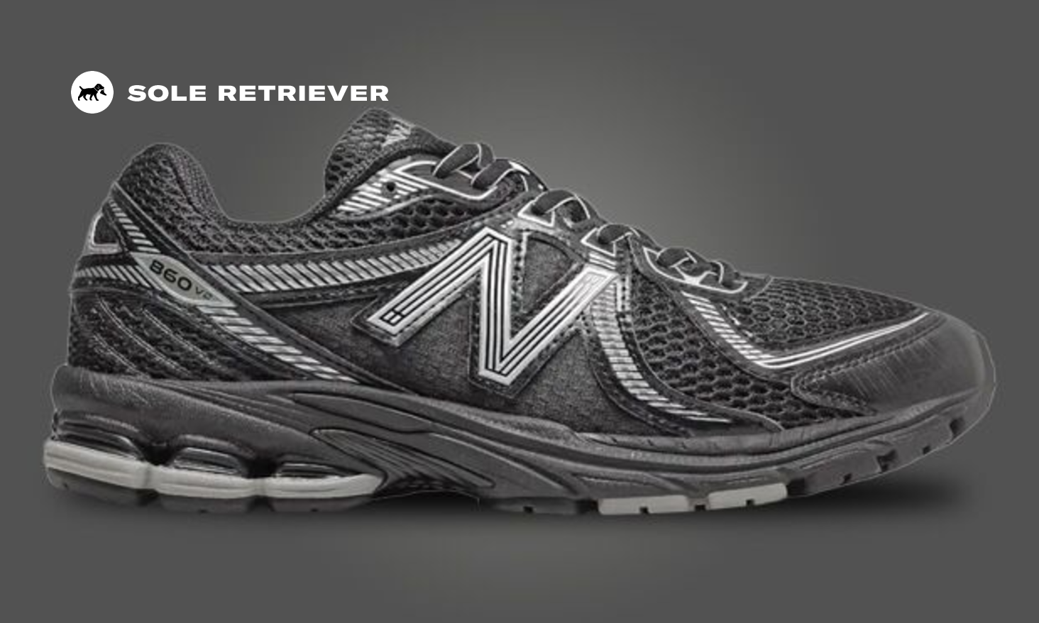 New Balance Dresses the 860v2 in Black Silver Metallic