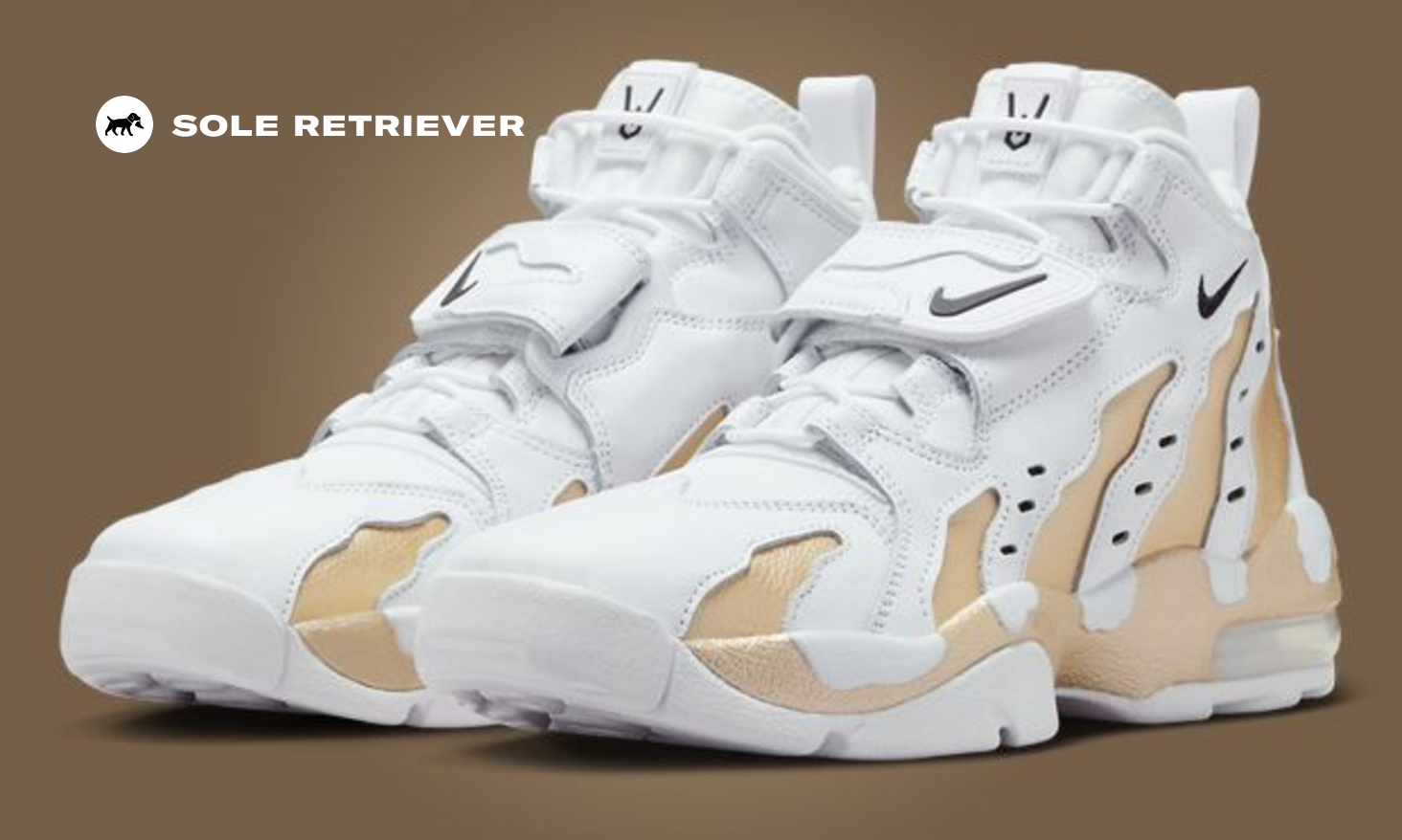 The Nike Air DT Max '96 White Vegas Gold Releases September 2024