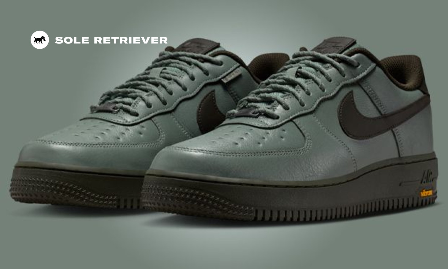 NIKEエアフォース1 GORE-TEX This Vibram Sole Gore-Tex Air Force 1 is Equipped for Winter