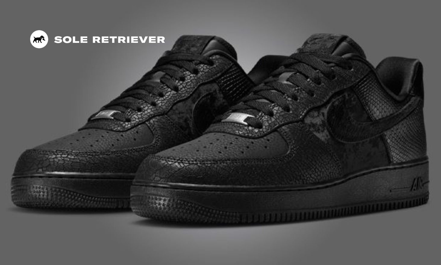 The Nike Air Force 1 Low 3X Celebration Triple Black