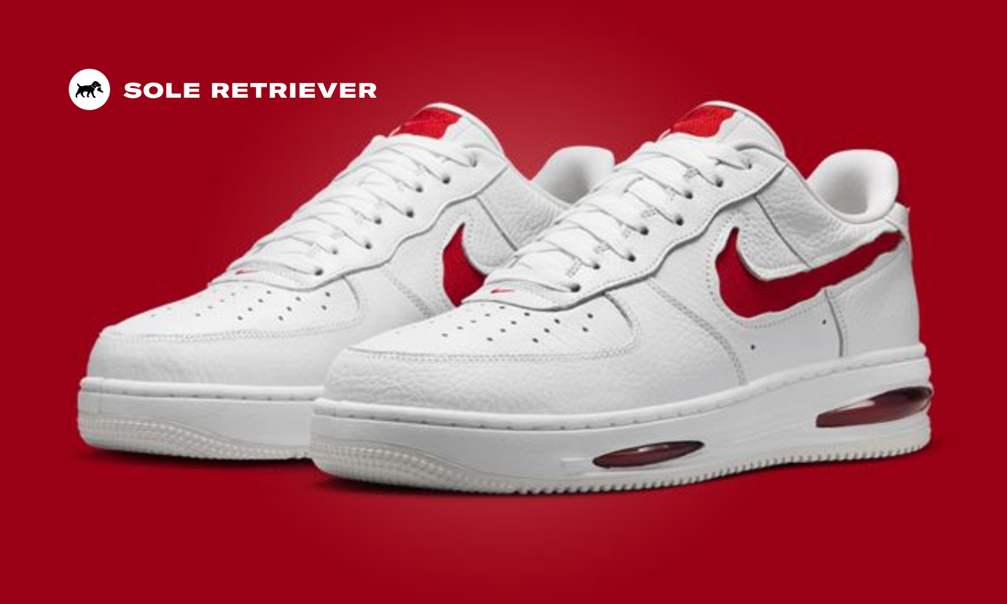 NIKE ☆ Air Force 1 Low Evo ‘University Red’ Nike Air Force 1 Low Evo University Red Men's - HF3630-100 - US