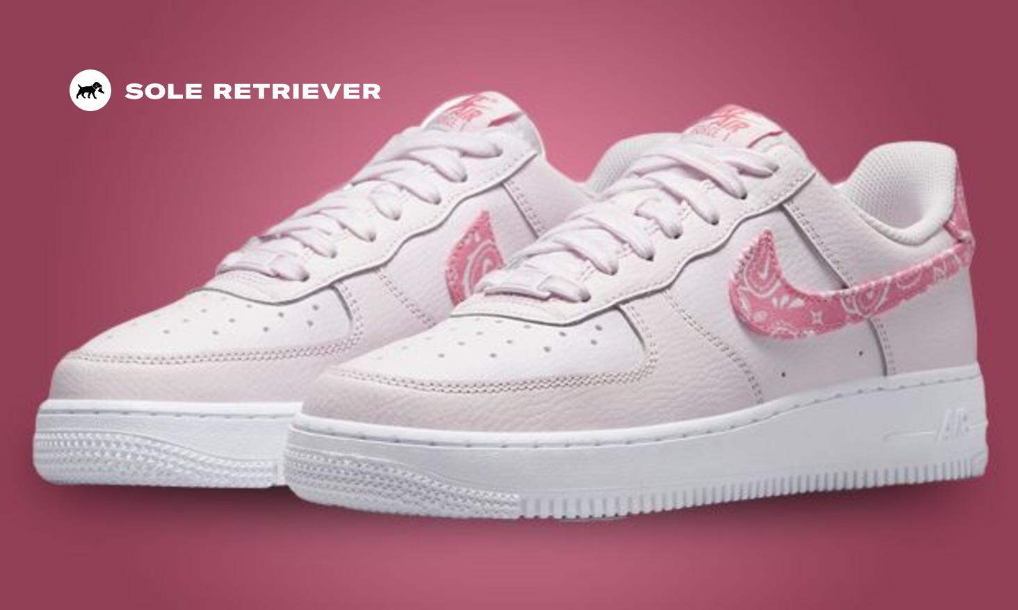 年末のプロモーション特価！ Pearl Pink Low 1 Force Air Nike The Over Take Patterns Paisley 靴