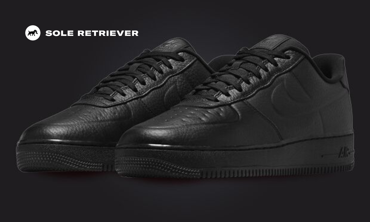 シューズ(男性用) Nike Air Force1 Pro-Tech WP Triple Black Nike Air Force 1 Low '07 Pro-Tech WP 'Triple Black' – Puffer