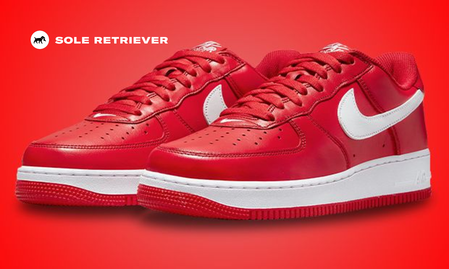 Nike's Air Force 1 Low Arrives In A Fiery Hot University Red
