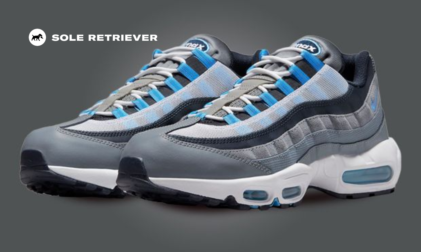Cool Grey And University Blue Collide On The Nike Air Max 95