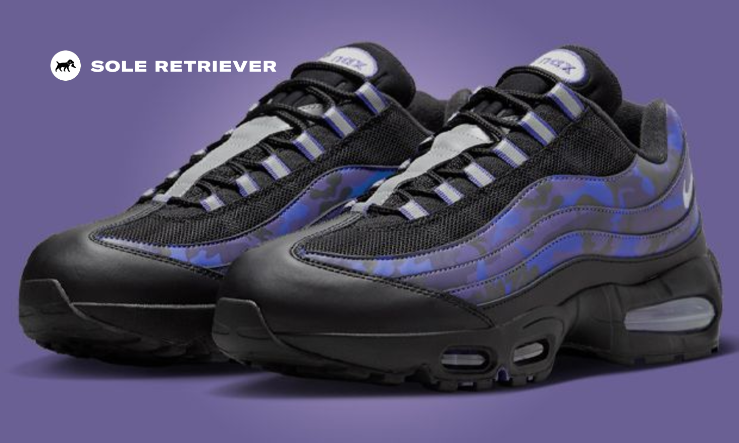 定価以下‼️Nike Air Max 95 Court Purple Camo Nike's Air Max 95 Anniversary Celebration Continues in