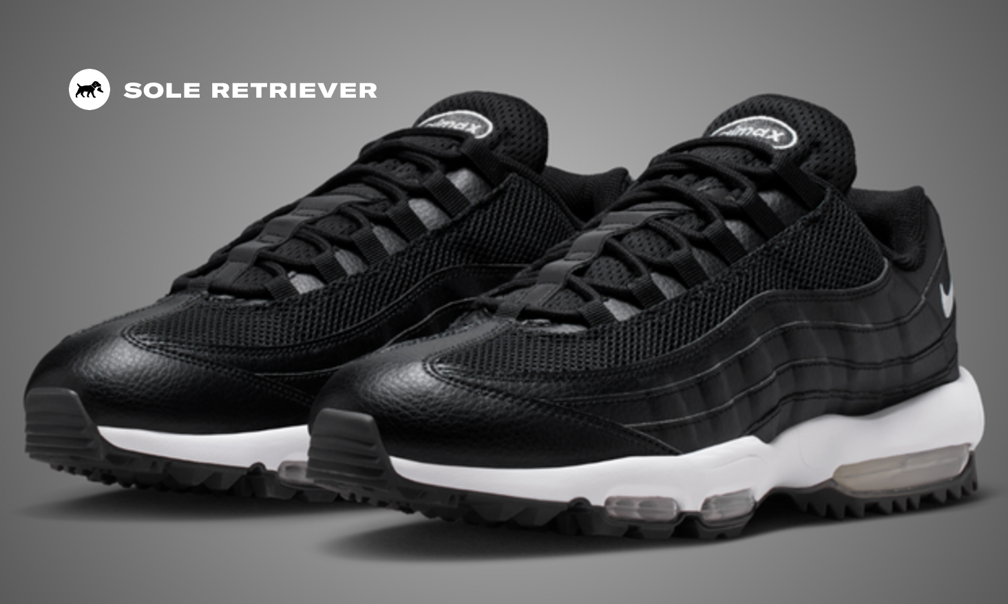 Nike Keeps It Simple for the Links with Black Leather Air Max 95 Golf