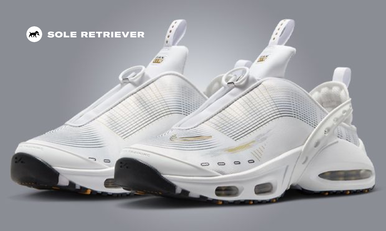 Nike AIR MAX AP スニーカー ホワイト/ゴールド Size 9 - Nike Air Max AP White Metallic Gold W for sale
