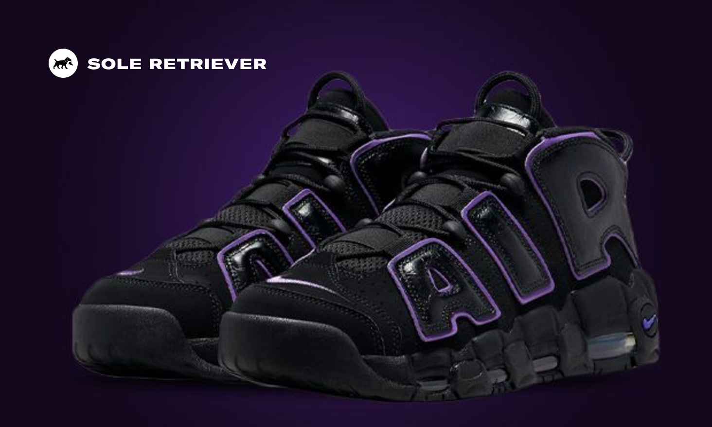 Black Cracked Leather Appears On This Nike Air More Uptempo