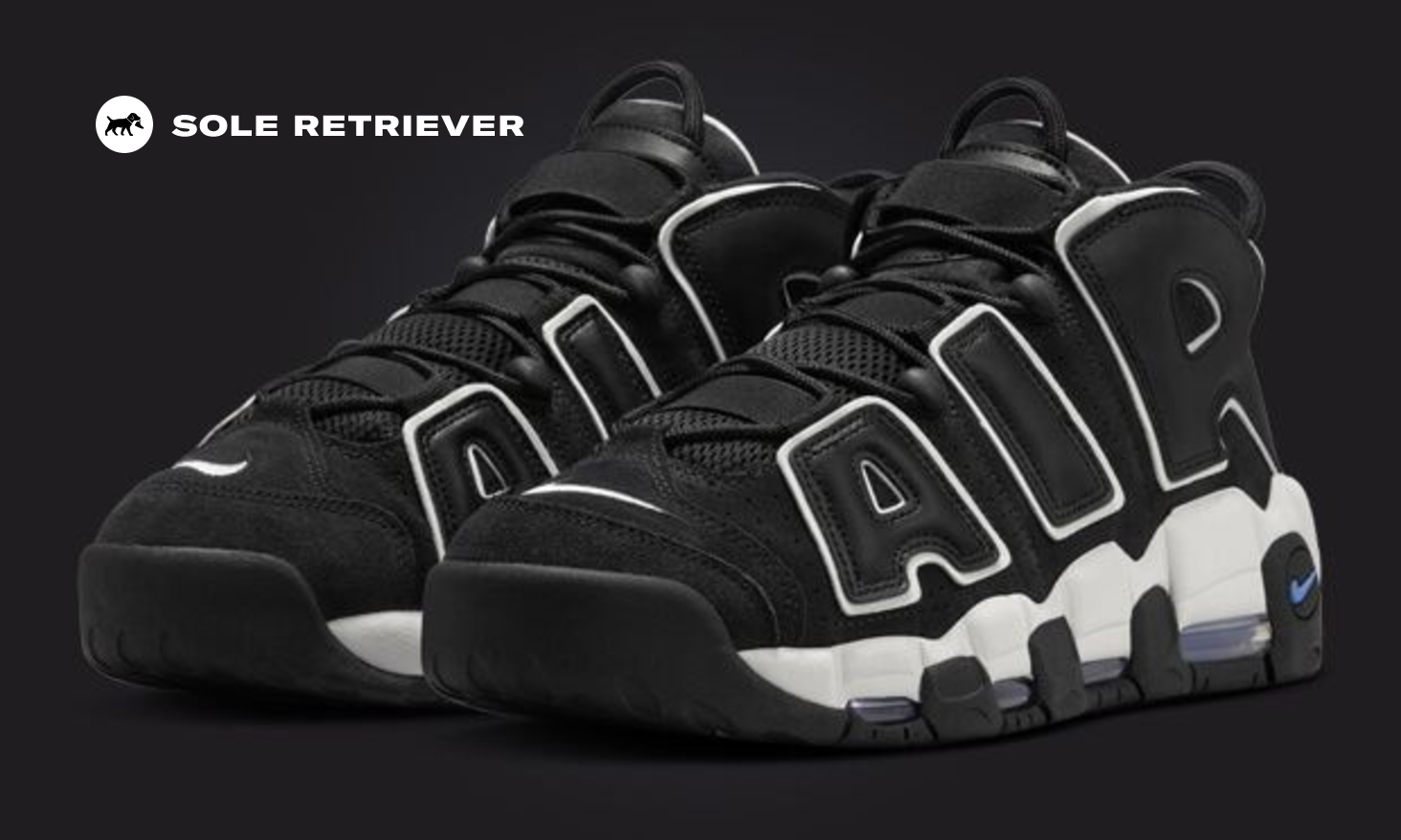 The Nike Air More Uptempo Black Star Blue Releases Spring 2024