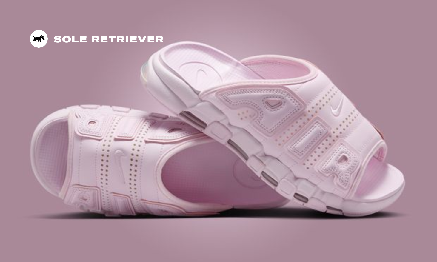 The Nike Air More Uptempo Slide Pink Foam Releases March 2024