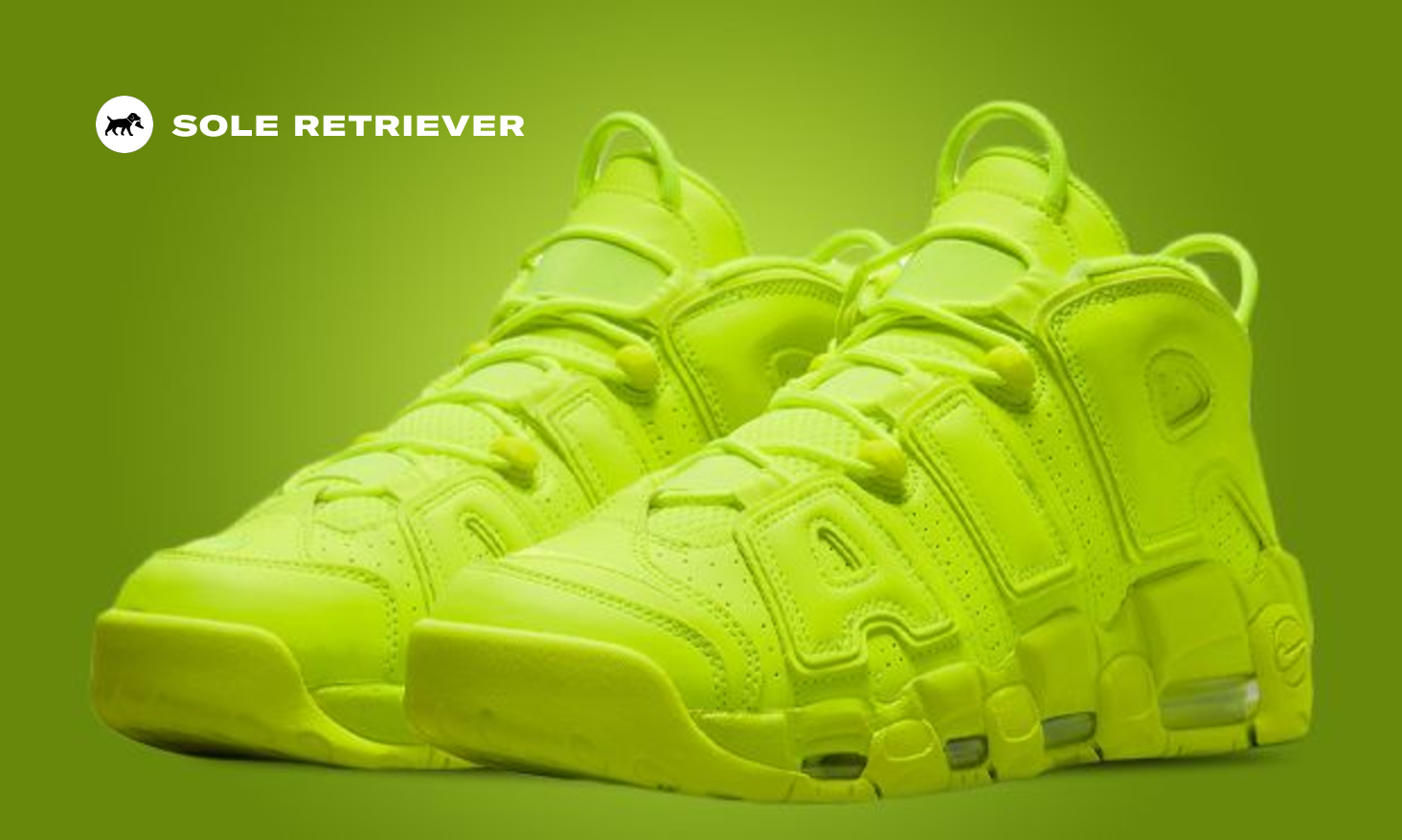 The Nike Air More Uptempo Gets Covered In Volt