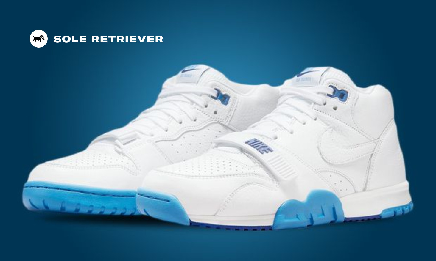 Nike Air Trainer 1 ホワイト/ブルー Another Clean Nike Air Trainer 1 Is On The Way