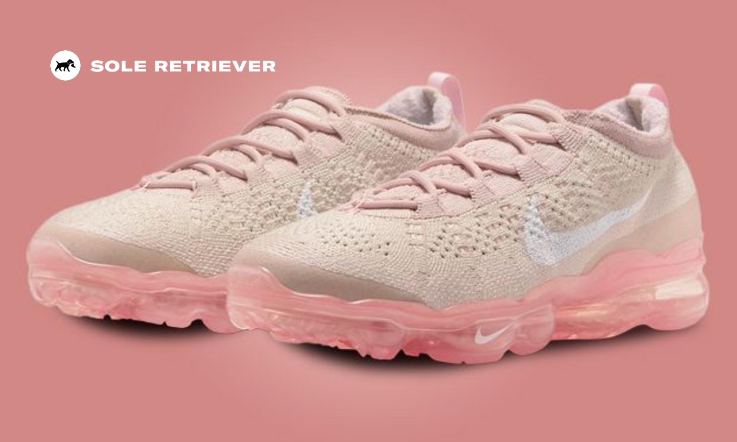 NIKE★AIR VAPORMAX 2023 FLYKNIT★MEDIUM OLIVE/PINK OXFORD Nike Air Vapormax 2023 Flyknit Medium Olive/Pink Oxford