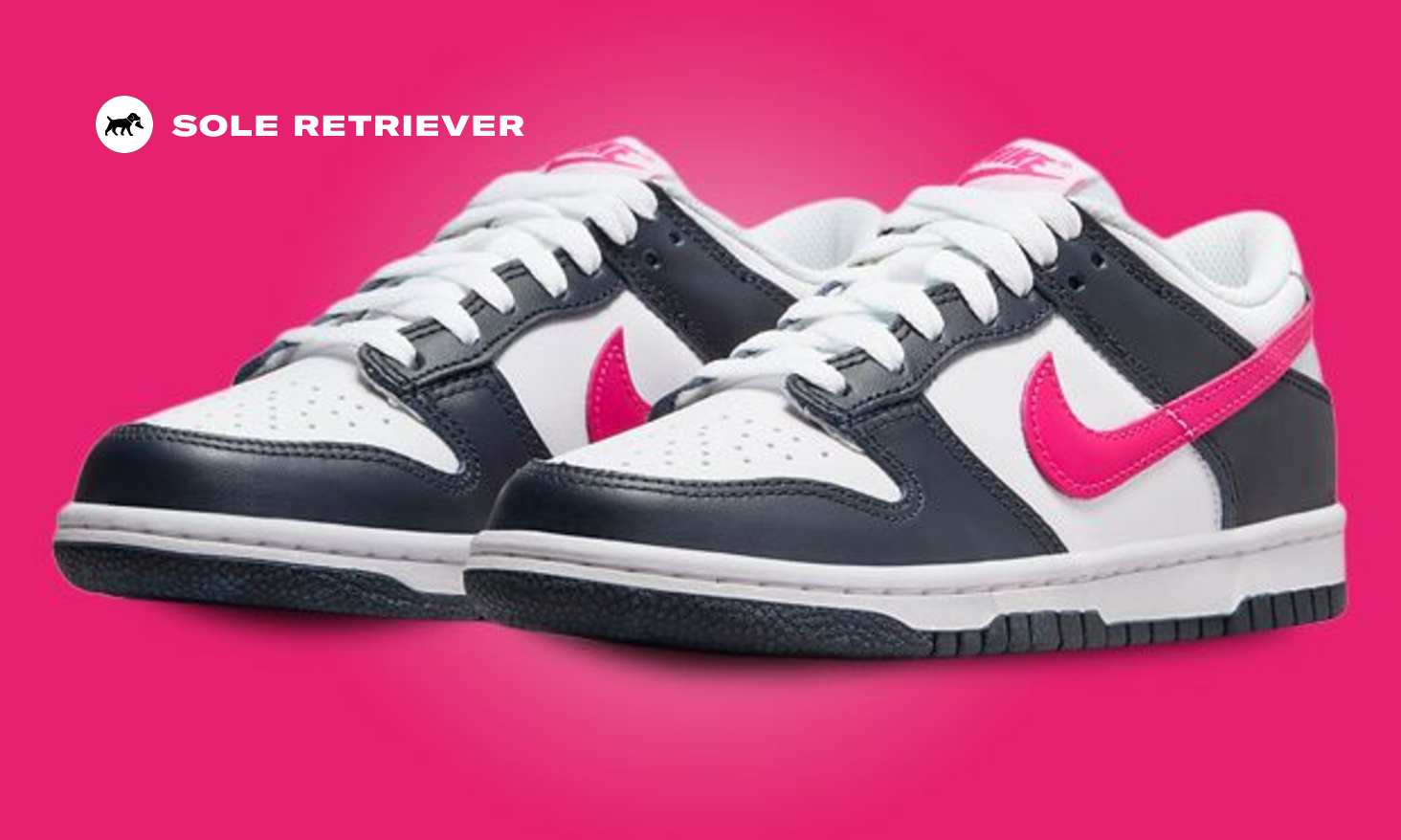 The Kids' Exclusive Nike Dunk Low Dark Obsidian Fierce Pink