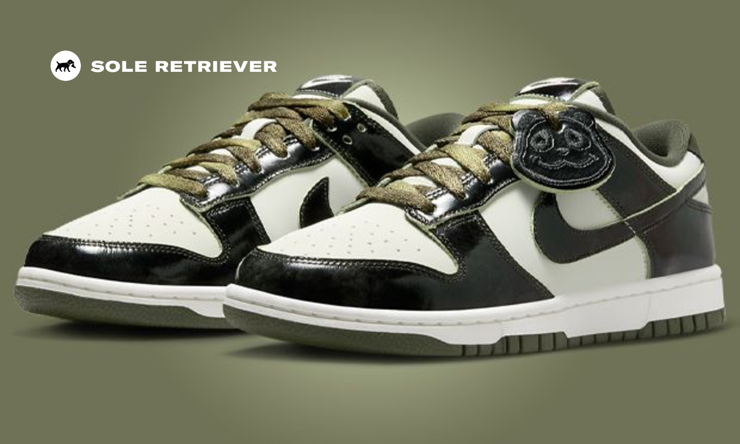 The Nike Dunk Low Panda Olive Releases Fall 2025