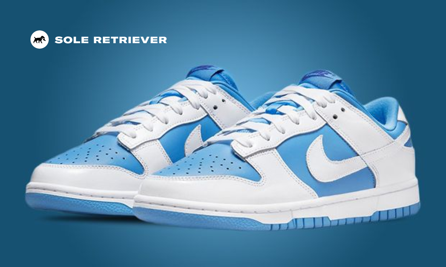 Reverse UNC Colorblocking Comes To The Nike Dunk Low
