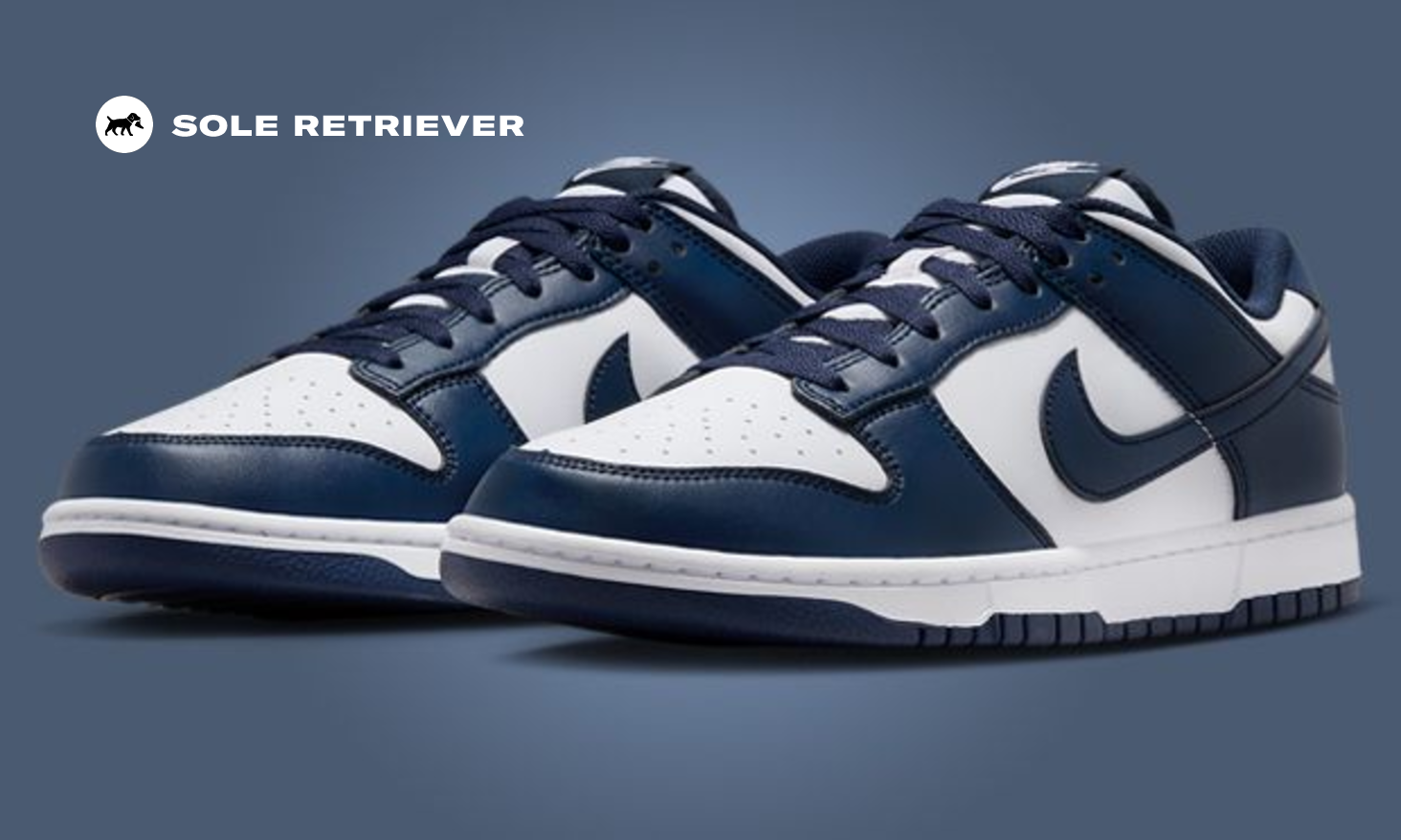 The Nike Dunk Low White Midnight Navy is Available Now