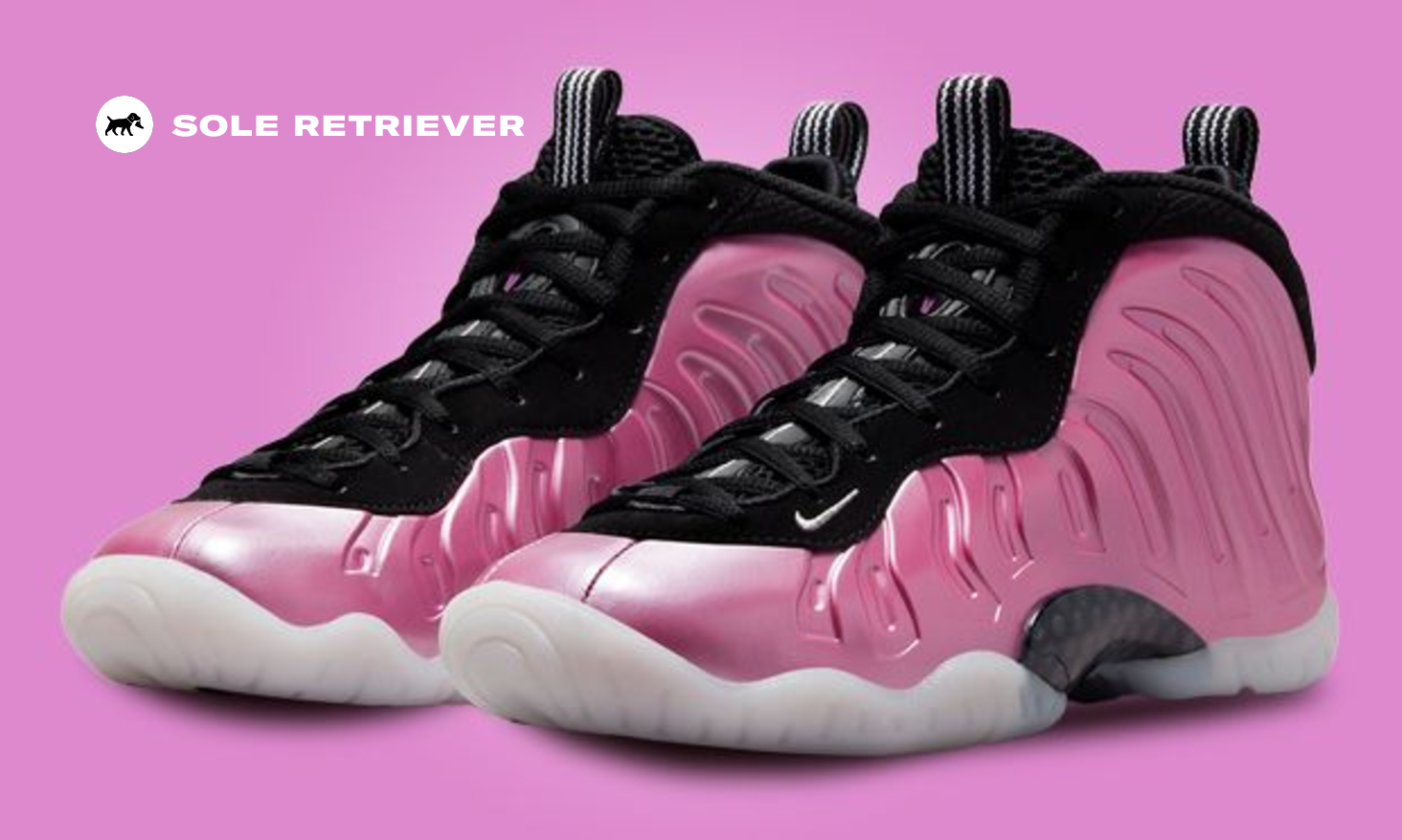 【箱・黒タグあり】Nike Air Foamposite One ピンク Nike Air Foamposite One Pearlized Pink Sneaker 314996 600