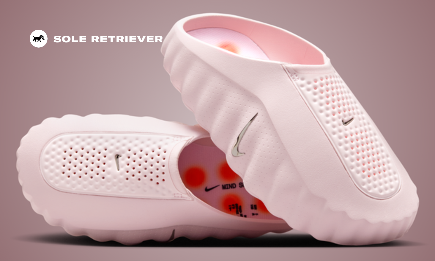 The Nike Mind 001 Mule Gets a Women's Exclusive Pearl Pink Colorway