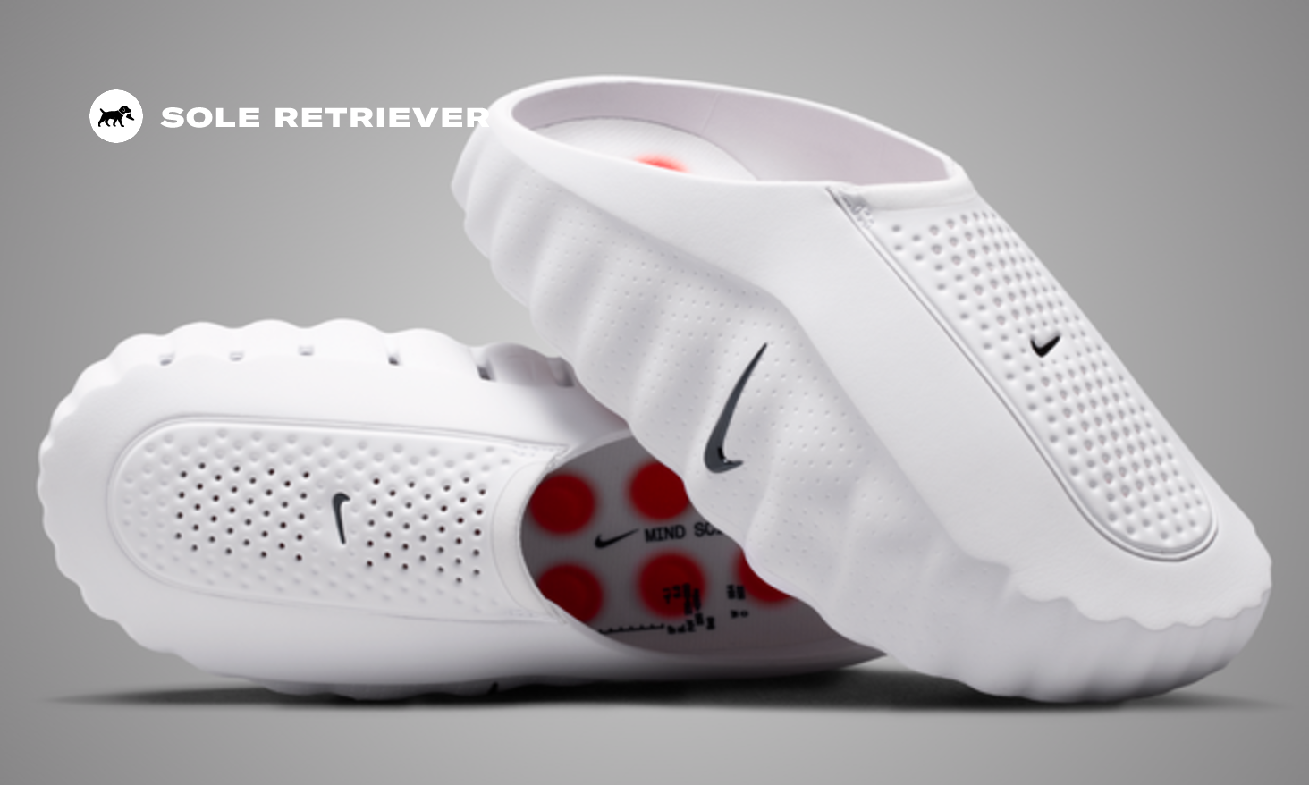 Nike's Mind 001 Mule is Ready for Summer in White and Red