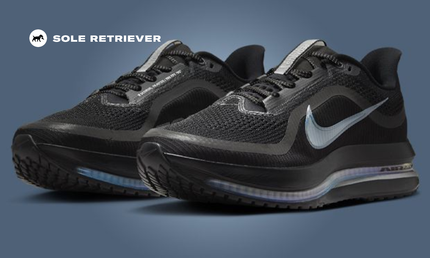 The Nike Pegasus Premium Black Metallic Silver Releases Fall