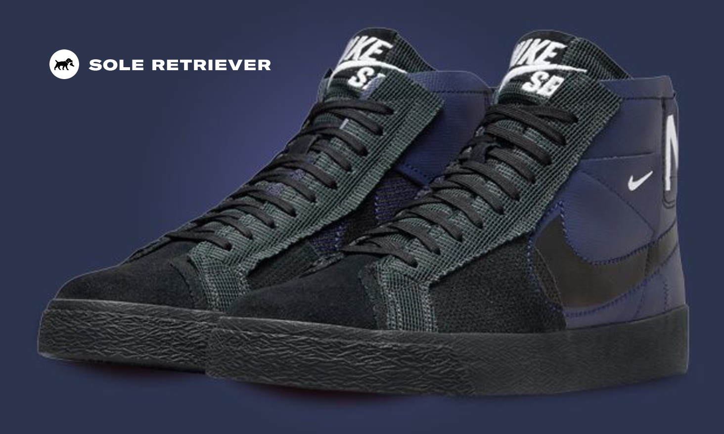 【NIKE SB】ZOOM BLAZER MID PRM PLUSプラムエクリプス【ne155】 Nike SB Zoom Blazer Mid PRM Plus Plum Eclipse Gum - DV5468-200