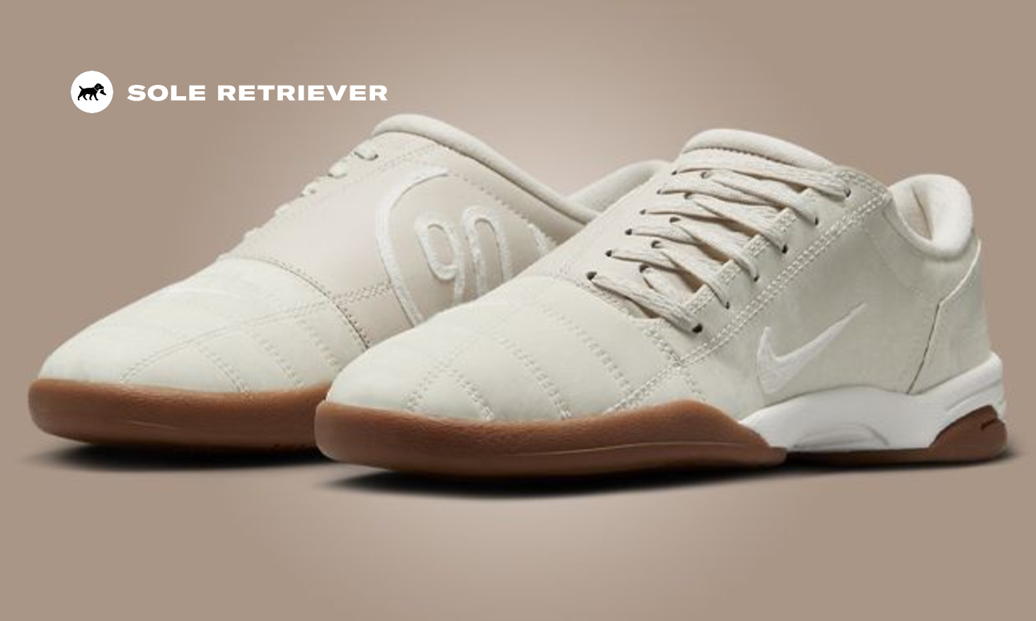 The Nike Total 90 III Sail Gum Cleans Up Well