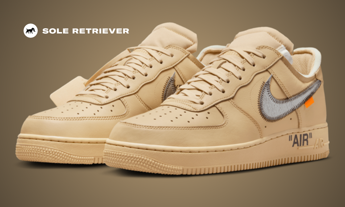 The Virgil Abloh x Nike Air Force 1 Low Sesame Releases Fall 2025