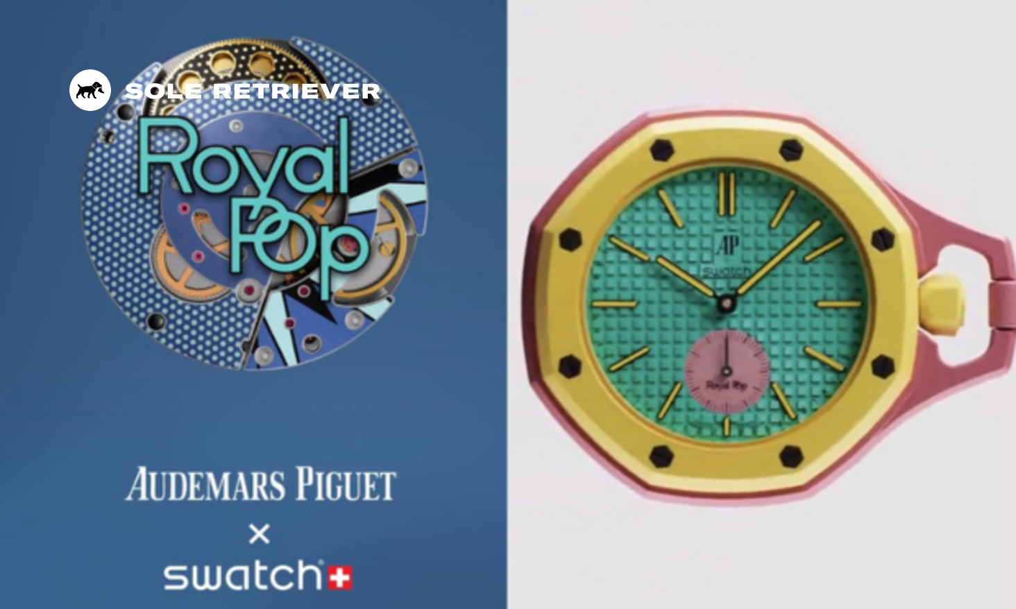 Official Look at the Audemars Piguet x Swatch Royal Pop