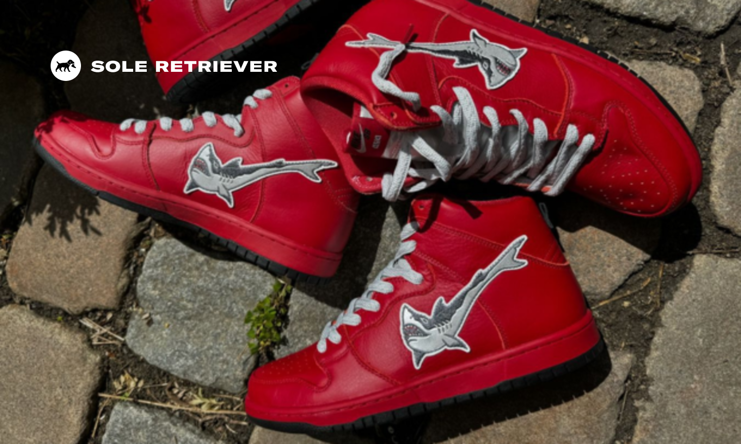 靴 Nike SB DUNK HIGH Oski Oski Nike SB Dunk High Shark White Release Info | Hypebeast