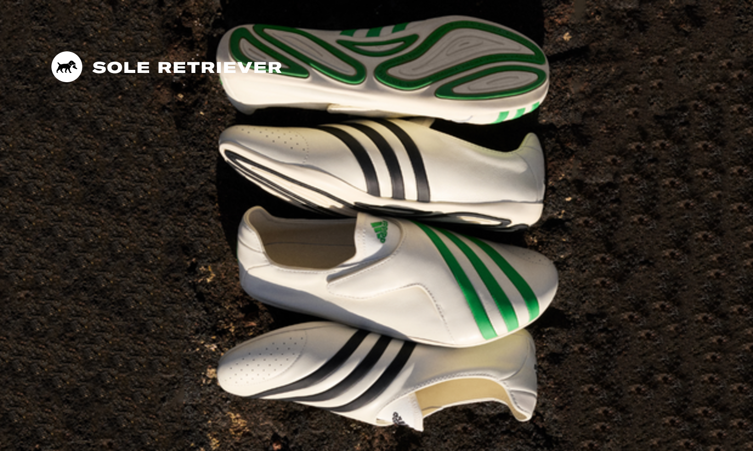 adidas gazelle silver green womens adidas Humanrace adizero Evo SL by Pharrell Williams Sneakers in Cloud  White / Semi Court Green / Semi Lucid Blue for Unisex main image 1