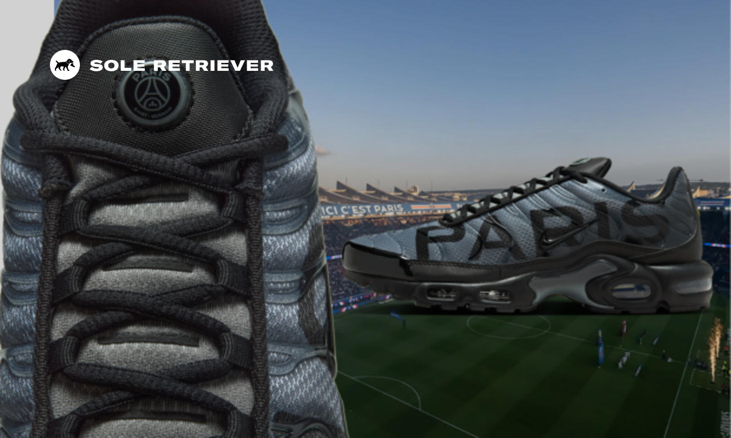 The PSG x Nike Air Max Plus Black Releases Fall 2025