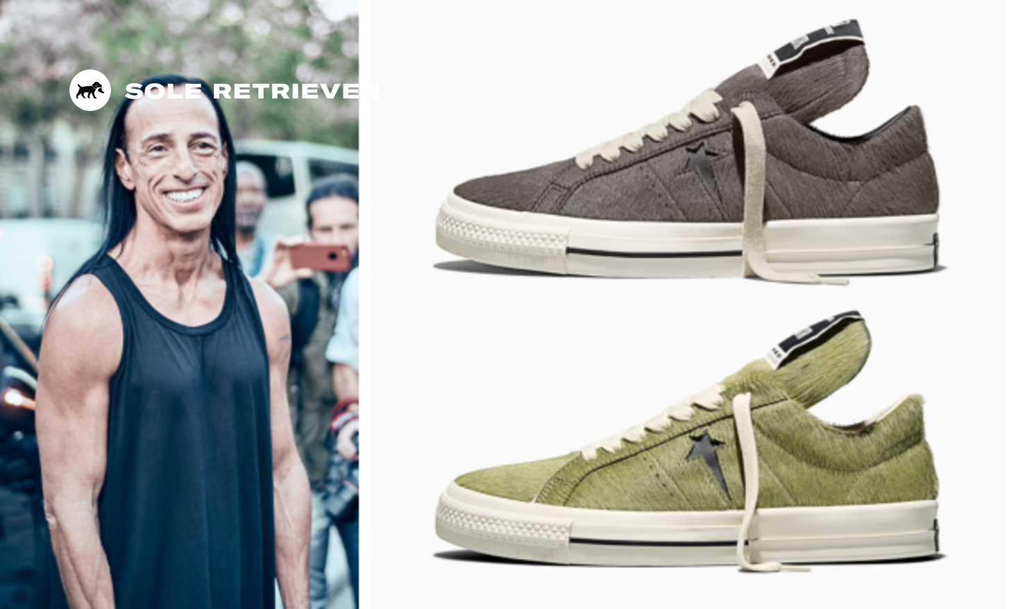 Rick Owens Just Wrapped the Converse DRKSHDW One Star Pro in Pony Hair
