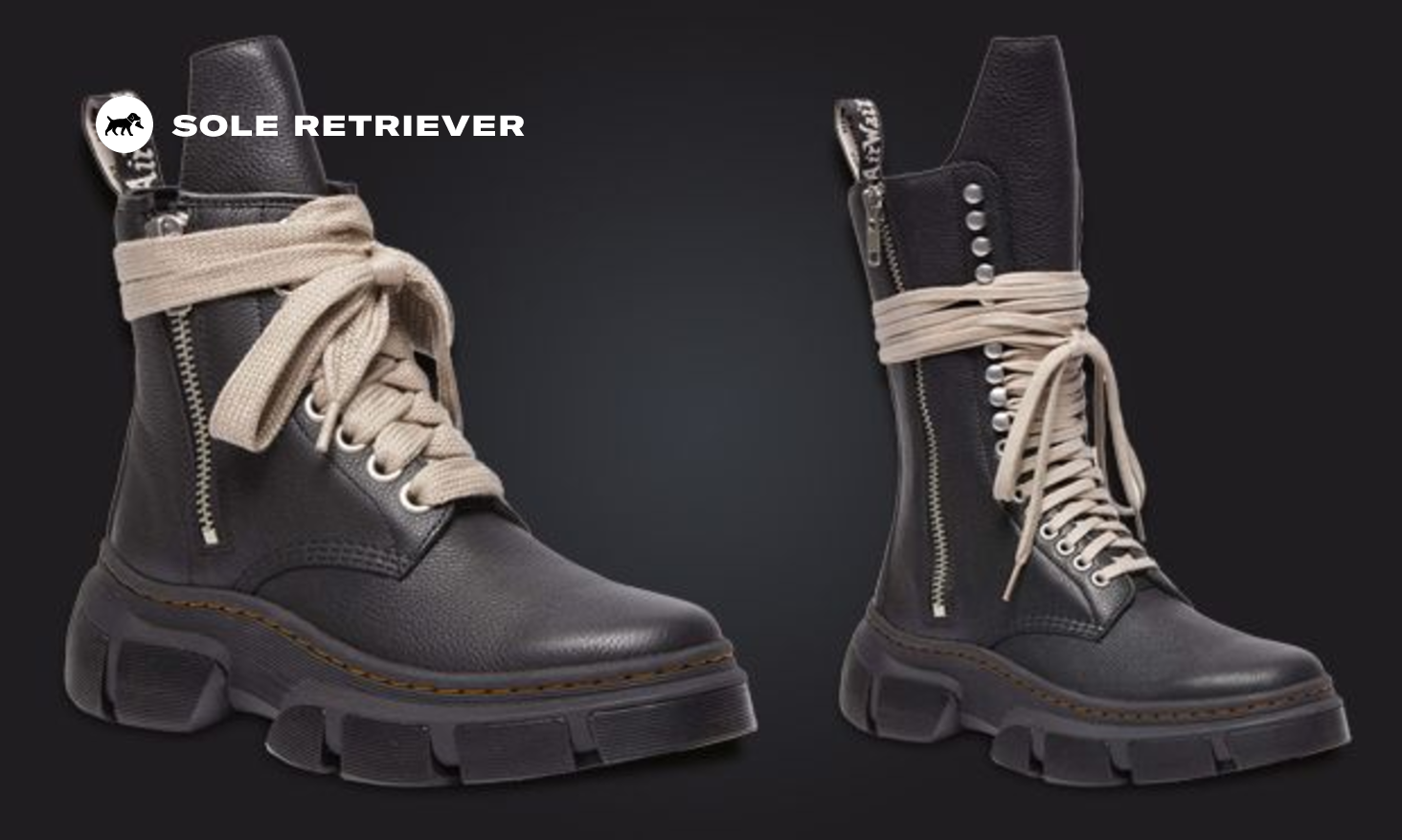 The Rick Owens x Dr. Martens DMXL Pack Releases March 2024