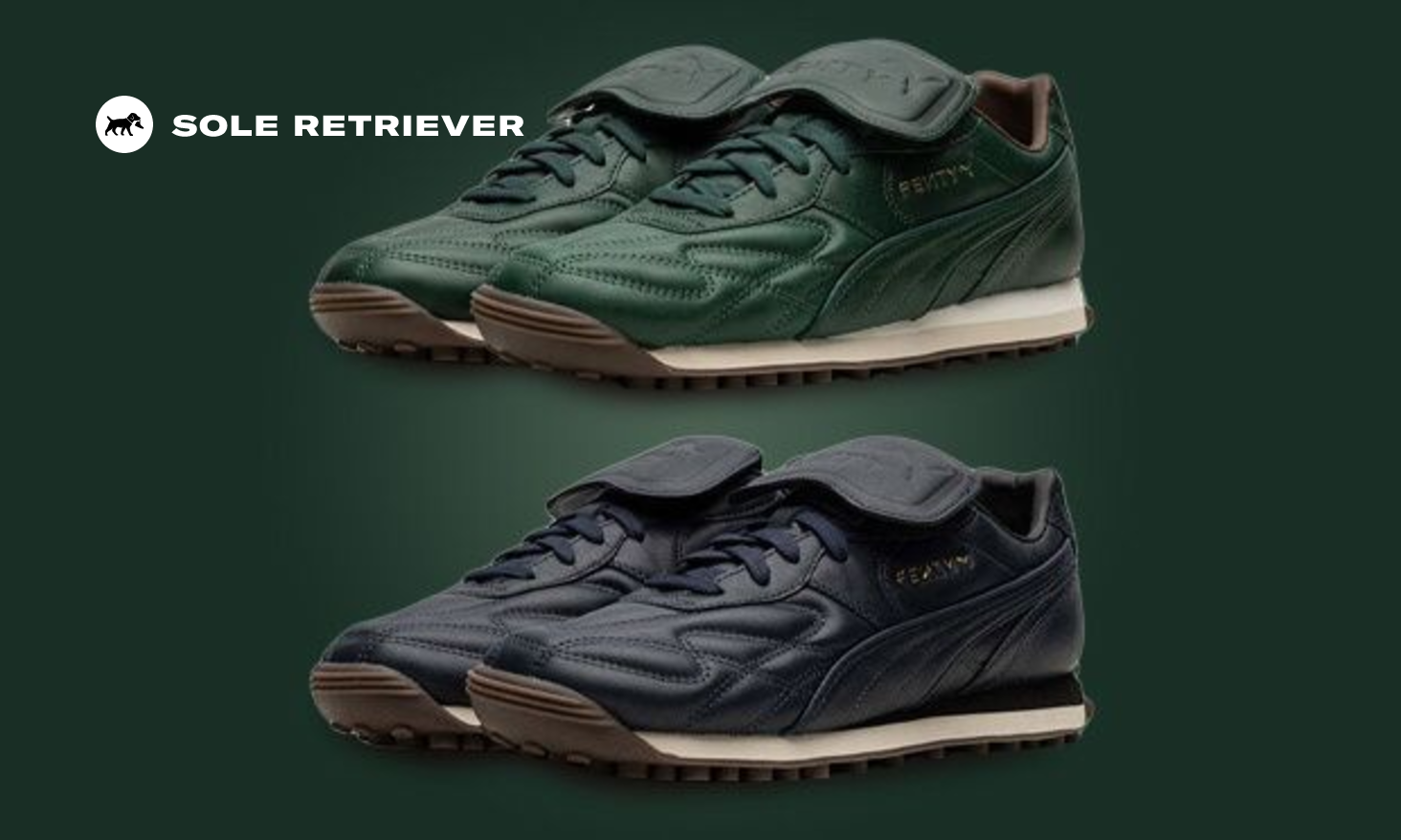 Rihanna's Fenty x Puma Avanti Dark Myrtle and Club Navy
