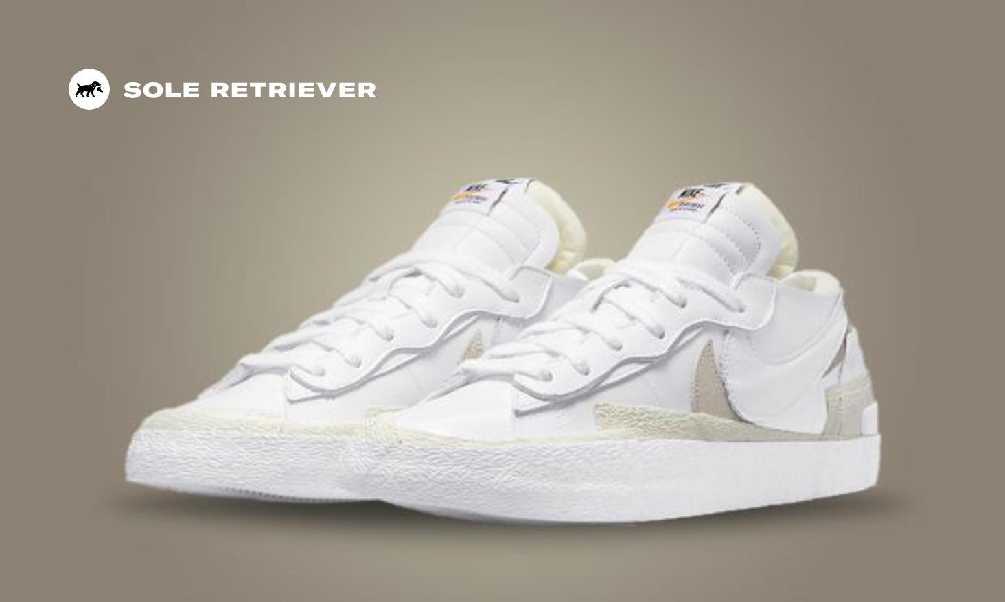 sacai Covers This Nike Blazer Low In White Photon Dust