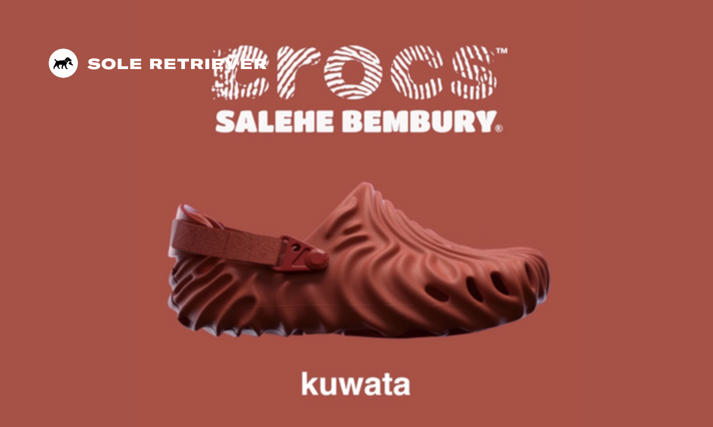 The Salehe Bembury x Crocs Pollex Clog Kuwata Releases In