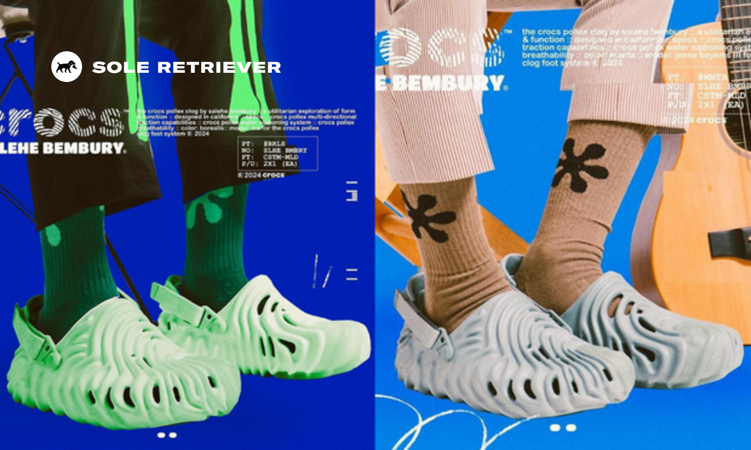 Salehe Bembury's Latest Crocs Pollex Clog Pack is Perfect for