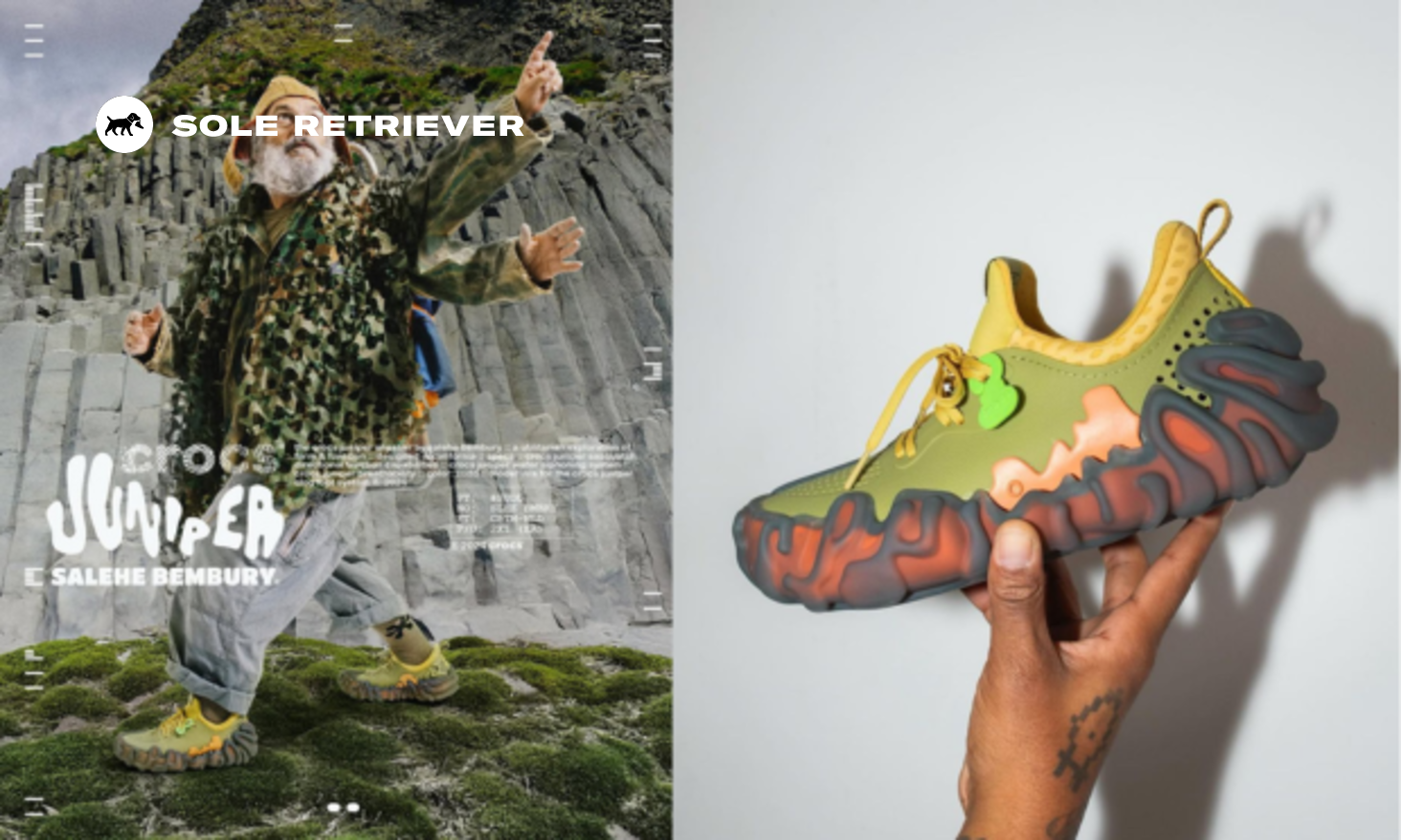 The Salehe Bembury x Crocs Pollex Juniper Sudd Releases December 2024