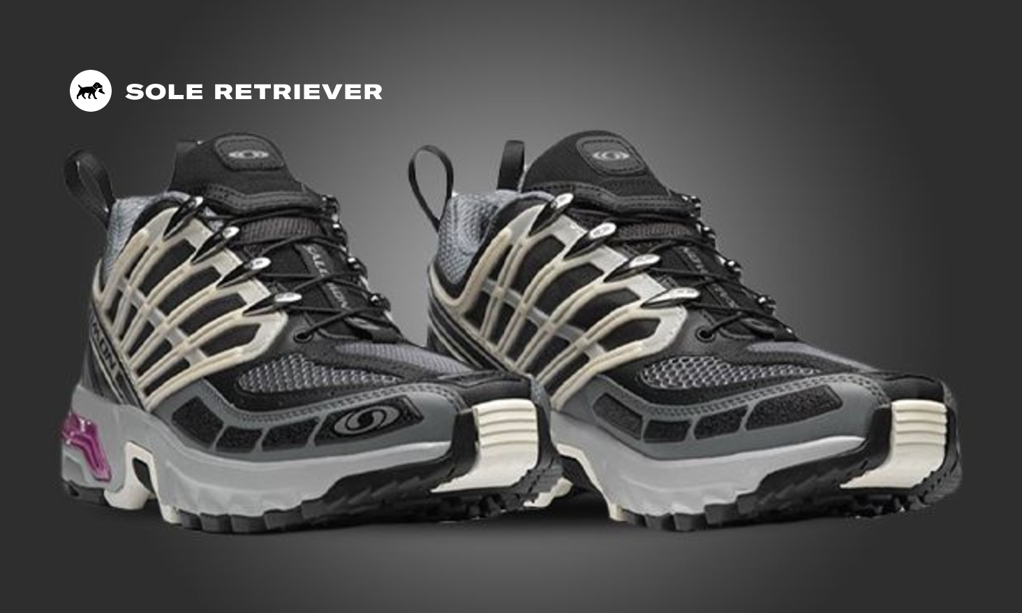 SALOMON acs➕OG BK 27 Salomon ACS + OG Sneaker - Safari/Kelp/Dark Earth | Trail