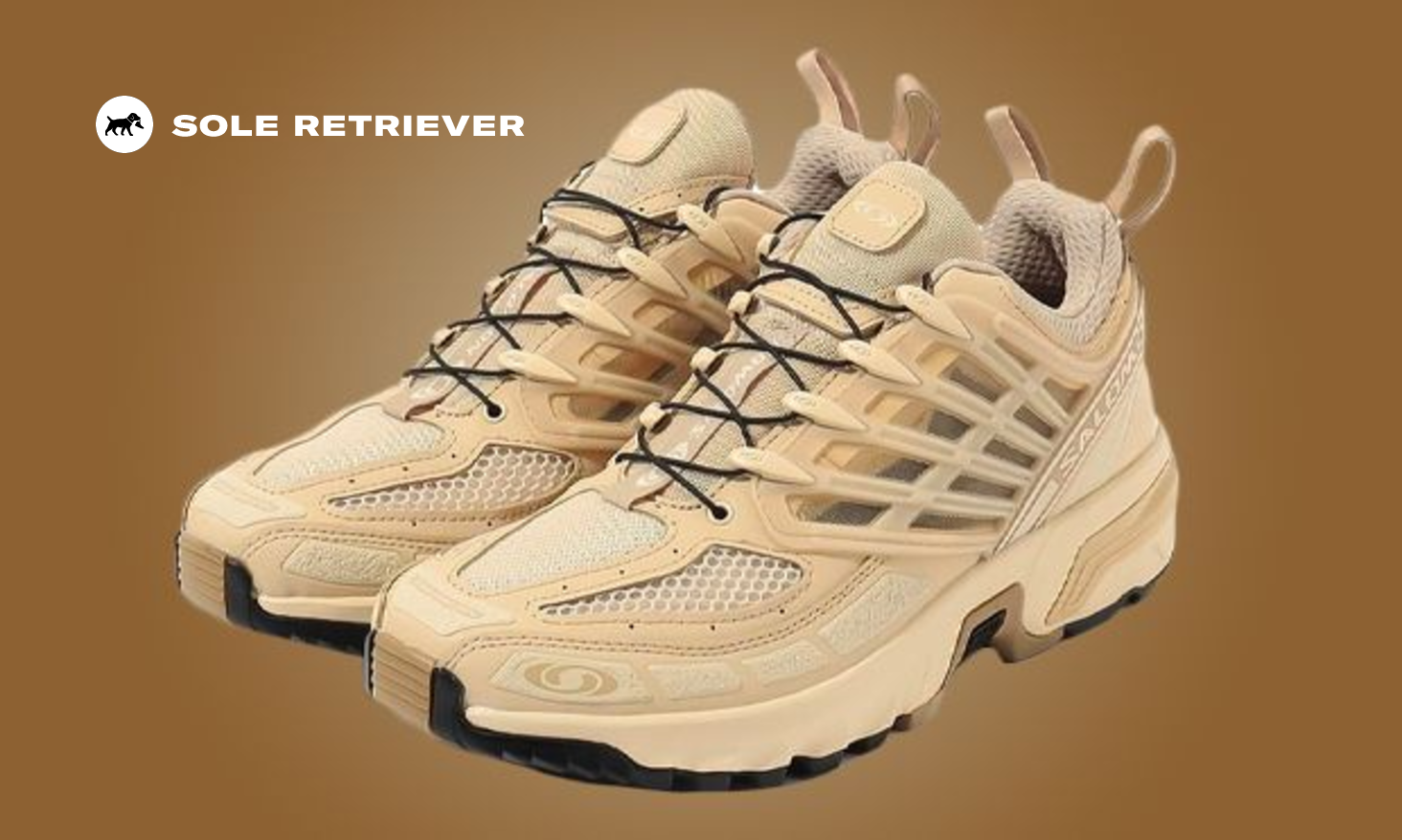 スニーカー Acs Pro Ltr Sneakers - SALOMON - Leather - Beige Acs Pro Ltr Sneakers - SALOMON - Leather - Beige