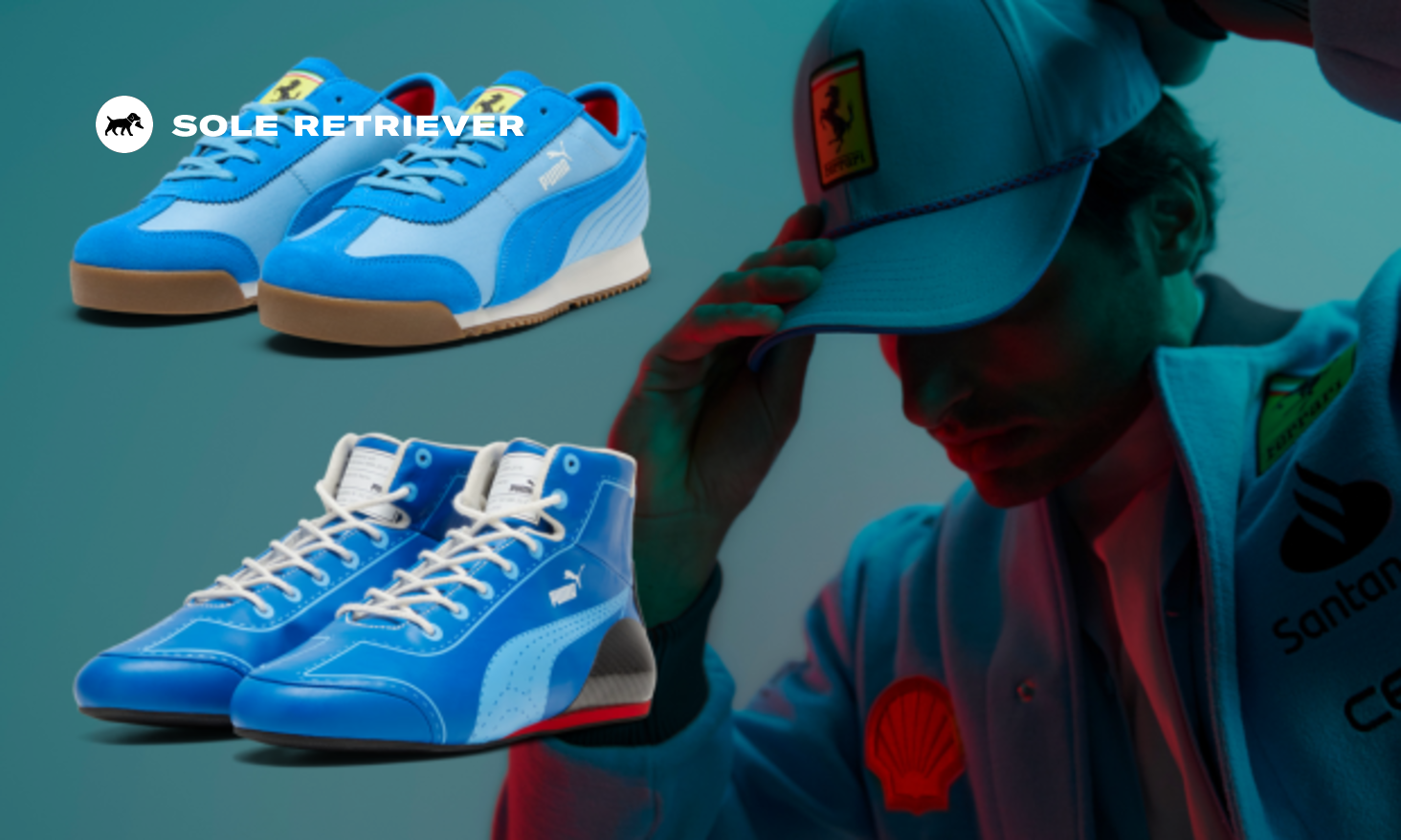 Puma サッカーシューズ 青 フェラーリロゴ scuderia-ferrari-puma-pack-