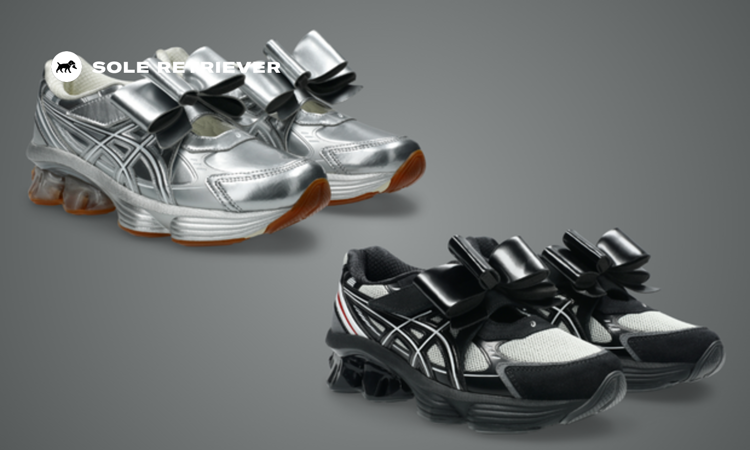 25cm ShuShu/Tong × Asics Gel-Kinetic Chinese Fashion Label SHUSHU/TONG Continues Years-Long Bow-Top