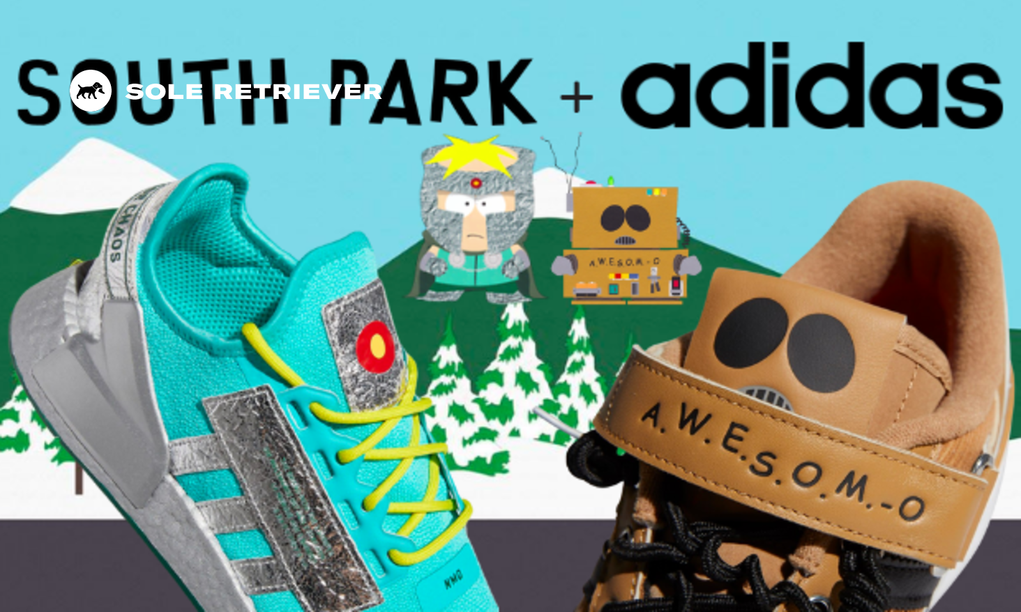 Professor Chaos Battles AWESOM-O in the Latest South Park x adidas
